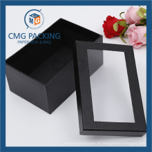 Caixa de papel de Keychain com a janela desobstruída do PVC (CMG-AUG-017)